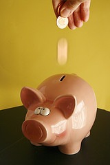 Piggy savings bank by alancleaver on Flickr