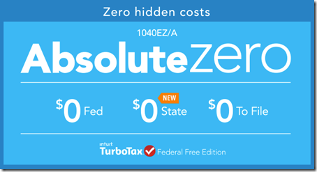 TurboTax Absolute Zero