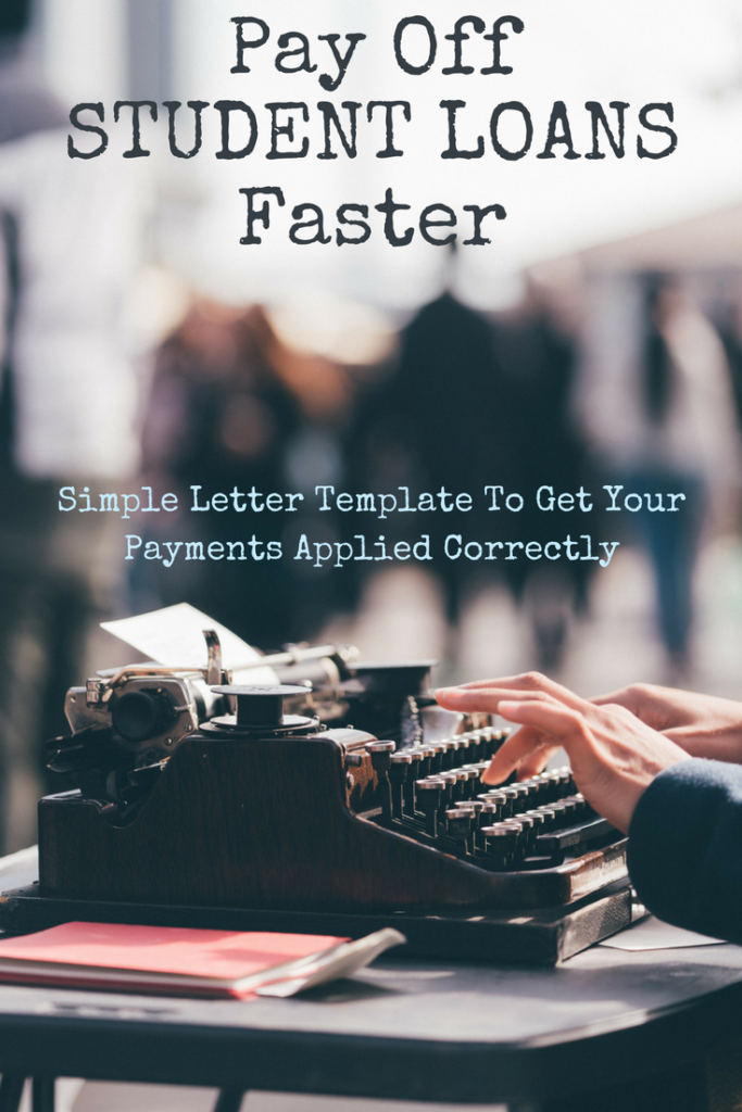 Pay Off Your Student Loans Faster With This Simple Letter Template