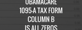 What To Do If Your Obamacare 1095-A Column B Is All Zeros
